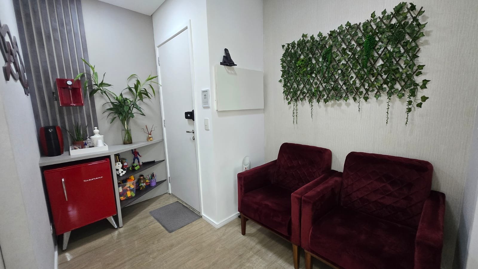 Consultório: detalhe do ambiente
