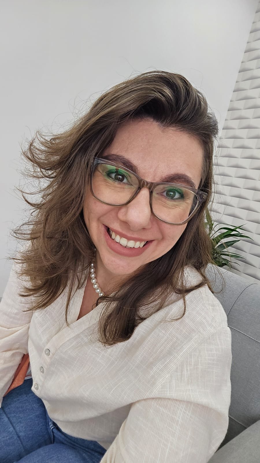 Jennifer Schwarz de Angelo no consultório